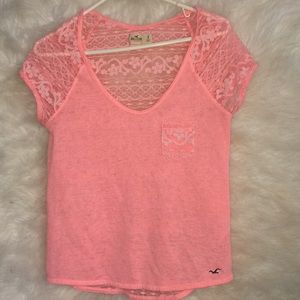 Hollister Lace Open-Back Blouse